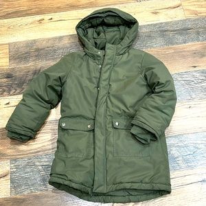 Cat & Jack Girls Long Puffer Jacket L 10/12